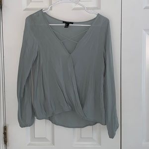 Blue long sleeve shirt